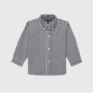 Tommy Hilfiger Kids Gingham Button-Down Shirt Size 2-3 NWT